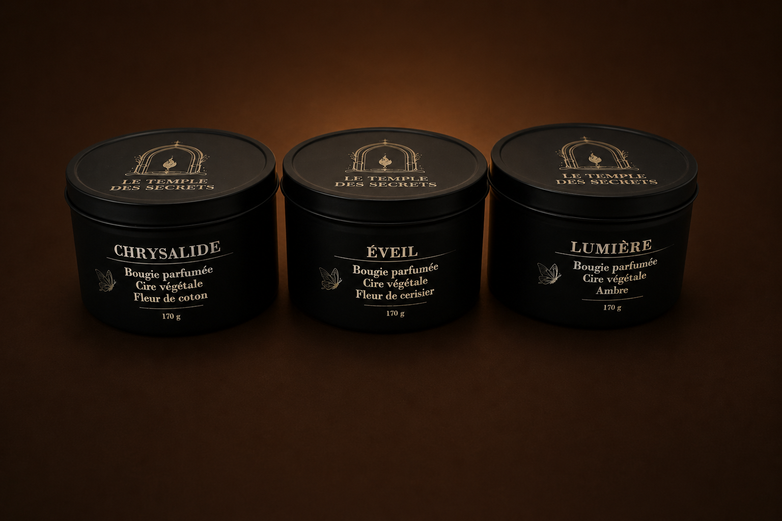 Collection Renaissance — Chrysalide, Éveil, Lumière — Le Temple des Secrets